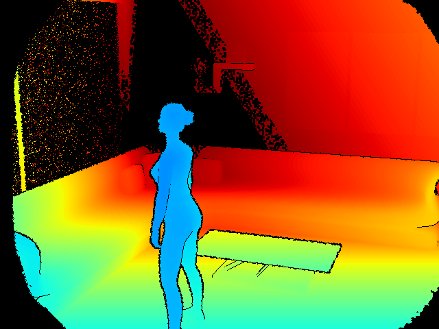 Modelled depth sensor